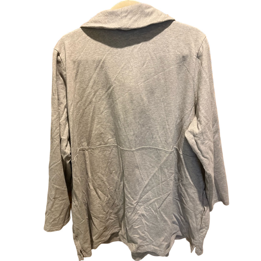 264. WOMENS DENIM + COMPANY 3X DETAIL TOP - Picture 5 of 5